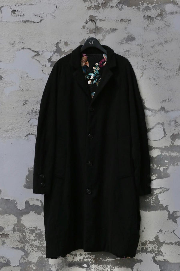 Geoffrey B. Small lapel coat CLC02 Black 1
